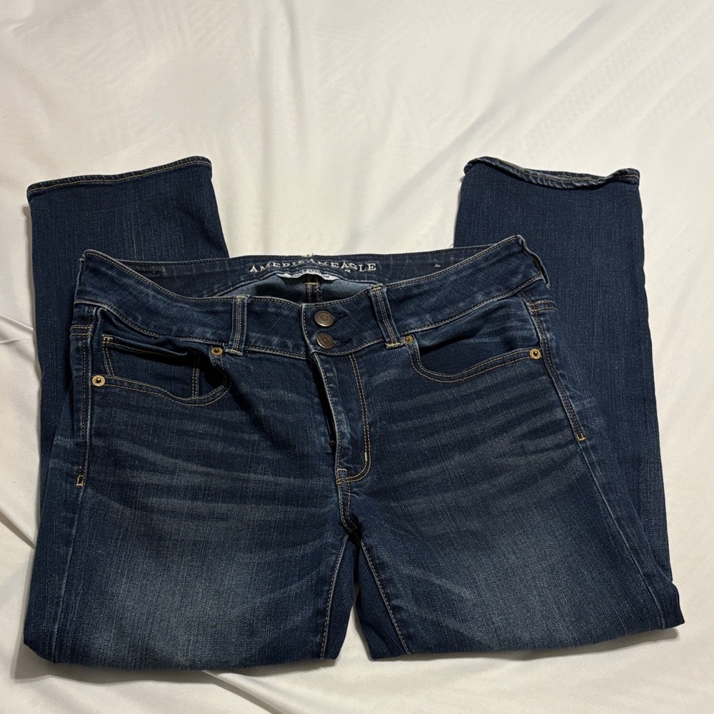 American Eagle Dark Artist Crop